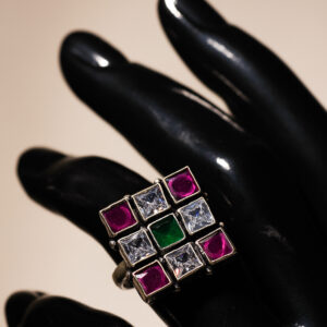 Royal Tricolor Adjustable Ring